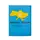 Обложка на паспорт Добрый вечер мы из Украины! Голубая