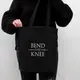 Экосумка GoT "Bend the knee", Черный, английский