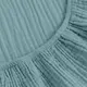 Полуторное постельное белье муслин с простыней на резинке AZURE