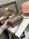 Бронза - клатч Lady Bags на три отделения каждое на молнии 1038