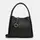 Женская кожаная сумка Borsa Leather K1607bl-black