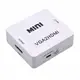 Конвертер переходник видеосигнала VGA to HDMI + аудио
