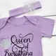 Боди с коротким рукавом и повязка Violet Queen