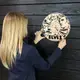Дизайнерские настенные часы из дерева «Elvis»
