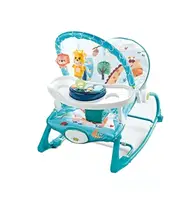 Детский шезлонг Hu-Baby 869 B 4в1 музыкальная подвеска регулируемая спинка. Multicolor (179353)