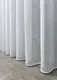 Тюль лен шлифованный, однотонный с отблеском. Цвет белый. Код 2037т
