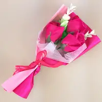 Букет троянд із мила Beauty is flowery 12575 (малиновий)