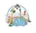 Игровой коврик с бортиками Baby Home Textile Динозавр 3-72 B 92х49х73 см. Multicolor (134790)