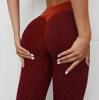 Леггинсы женские спортивные 6090 L красные