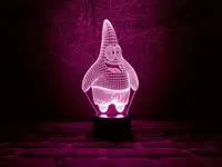 Сменная пластина для 3D ламп "Патрик" 3DTOYSLAMP