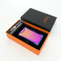 Дуговая электроимпульсная зажигалка с USB-зарядкой фонариком LIGHTER HL-437. Цвет: хамелеон