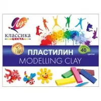 Пластилін Промінь 540592 40 кольорів