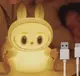 Силиконовый аккумуляторный ночник Labubu ∙ Детский ночник Labubu из мягкого силикона