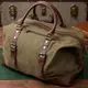 Дорожная сумка текстильная Vintage 20171 Зеленая