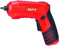 Викрутка поворотна акумуляторна MPT, 4 V Li-ion, 1.5 Ач, 250 об/хв, 3.5 Нм, реверс, USB. Red with Black (MCSD4006.1)