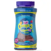 Жирные кислоты Puritan's Pride Children's Omega-3 + Vitamin D3, 120 желеек