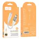 Переходник HOCO Spirit transparent digital audio converter Type-C to 3.5mm LS37 |15cm, DAC|