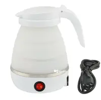 Складной силиконовый электрочайник Folding Kettle WDL-011 220V 800W 600мл Белый (7107)
