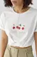 Жіноча футболка з написом Sweet Cherry - білий цвет, L