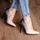 Туфли женские Fashion Hontei 3133 40 размер 25,5 см Бежевый