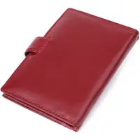 Стильная обложка на документы для женщин из натуральной кожи ST Leather 23117 Бордовый