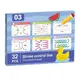 Логическая игра "Pen control training" 16 карточек, 32 задания, 4 маркера, стираются