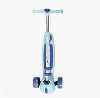 Самокат триколісний Skyper S-77-9 колеса PU зі світлом та музикою. Blue (189153)