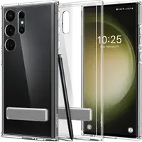 Чохол Spigen для Samsung Galaxy S23 Ultra - Ultra Hybrid S, Crystal Clear (ACS05622)