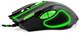 Мышь компьютерная проводная Esperanza MX401 Hawk Black-Green EGM401KG зеленая