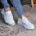 Кеды женские Fashion Geneva 3113 40 размер 25,5 см Белый