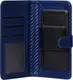 Чехол-книжка TOTO Book Carbon Fiber Universal Cover 5,8-6,5" Navy Blue