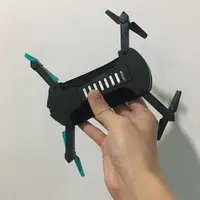 Складаний квадрокоптер JUN YI TOYS JY018 дрон з камерою 0.3 Mp WiFi Чорно-синій