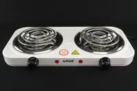 Электроплита A-Plus AP-2103-White 2000 Вт белая