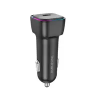 Адаптер автомобильный BOROFONE Trophie single port car charger BZ28 |1Type-C, 30W/3A, PD/QC|