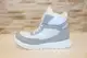 Ботинки женские зимние серые с белым С218 Уценка