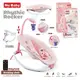 Детский шезлонг Hu-Baby 850 музыкальная подвеска регулируемая спинка. Pink (157232)