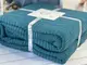 Erguvan petrol вязаный акриловый плед. Romeo Home Турция.