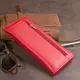 Горизонтальный тонкий кошелек из кожи женский ST Leather 19330 Красный