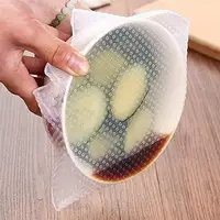 Силиконовая крышка-пленка "Stretch and Fresh", 4 шт (2620)