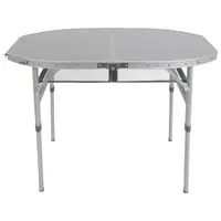 Стіл Bo-Camp Premium Oval 100x70 cm Grey (1404424)