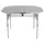 Стол Bo-Camp Premium Oval 100x70 cm Grey (1404424)