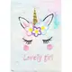 Блокнот пушистый "Lovely girl", разноцветный