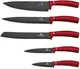 Набор ножей 6 предметов MetalliС Line Burgundy Edition Berlinger Haus BH-2519
