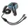 Адаптер автомобильный HOCO Energy with Lightning/Type-C Cable car BT FM transmitter E74 |2USB, 3A/18W, QC|