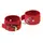 Наручники Leather Standart Hand Cuffs, Red, кожа