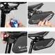 Сумка велосипедная West Biking 0707219 Black под седло с отражателями 0.7L
