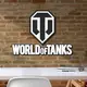 Деревянный настенный декор в комнату для мальчика «World of Tanks»