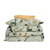 Подростковое постельное белье с простыней на резинке HAPPY DOGS CS5