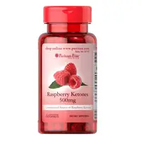 Натуральная добавка Puritan's Pride Raspberry Ketones 500 mg, 60 капсул