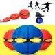 Складной мяч-трансформер Flat Ball Disc с LED подветкой для фрисби и активных игр